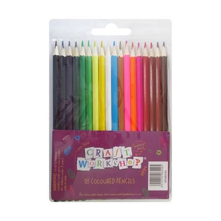 Craft Workshop Coloured Pencils (18 pack)