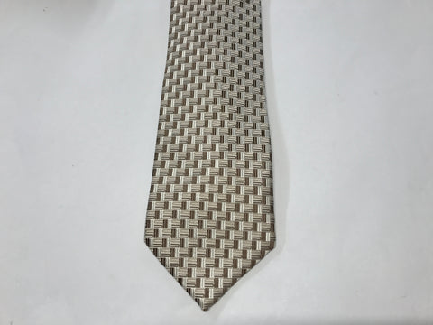 DM Brown Silk Tie