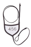 Cavallino Show Leather Number Holder