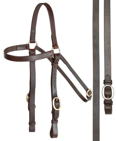 Aintree Plain Barcoo Bridle (with reins)