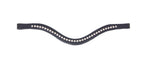 Cavallino Shaped Large Silver Diamanté Browband