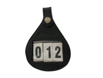 Platinum Leather Competition Number Holder