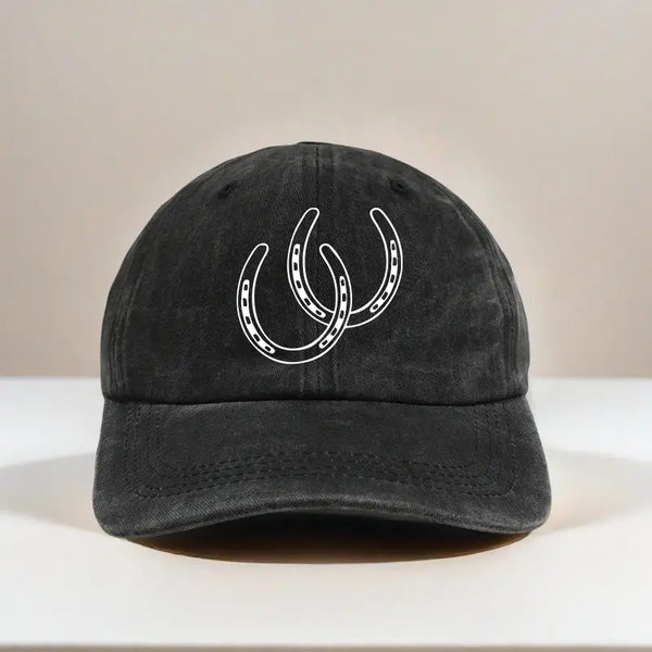Ladies Cap Double Horseshoe – Tack Up Equestrian