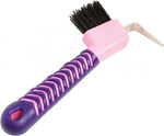 Roma Deluxe Soft Grip Hoof Pick with Brush