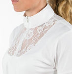 Horze Women's Lace-Detail Show Shirt
