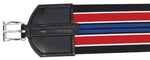 Zilco Girth Elastic 75mm (19mm buckle) Red/Blue