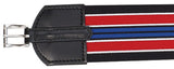 Zilco Girth Elastic 75mm (22mm buckle) Red/Blue