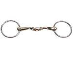 Zilco Curved Gold Training Snaffle Bit