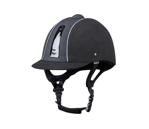 Dublin Silverline Diamond Piped Helmet (Red Tag Standard) ***CLEARANCE