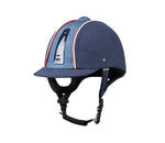 Dublin Silverline Diamond Piped Helmet (Red Tag Standard) ***CLEARANCE